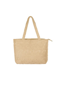 Flower Shopper Bag | Beige