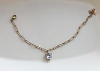 Armband  Herzkristall | 18 Karat vergoldet