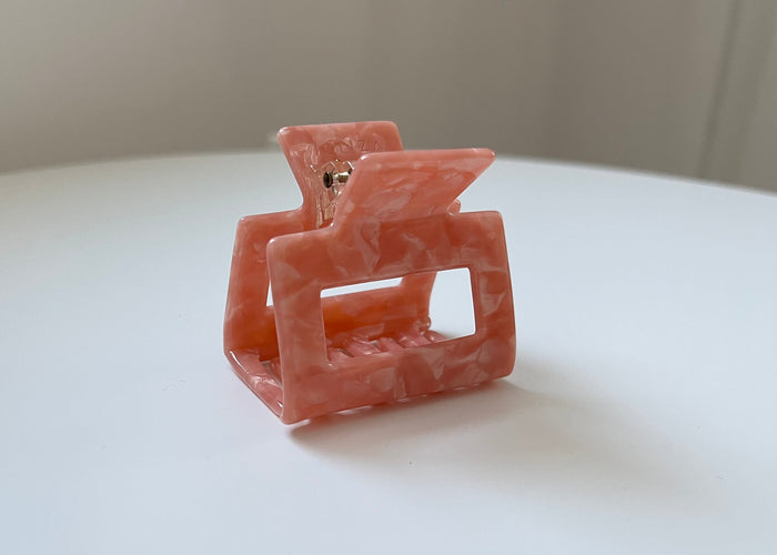 Square Haarklammer | Coral Dream