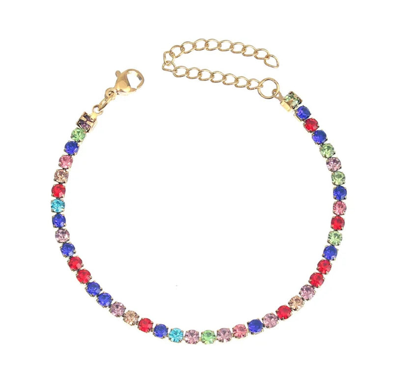 Tennis Armband | 18 Karat vergoldet
