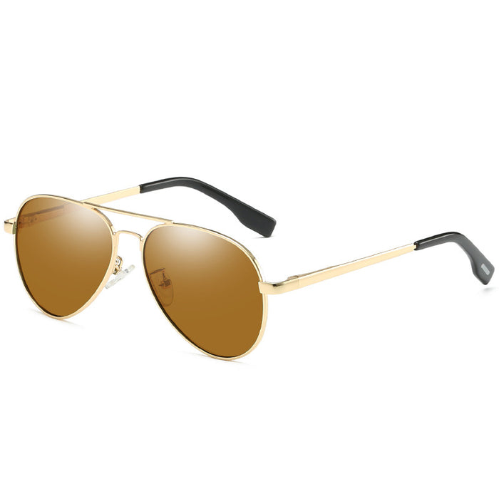 Pilotenbrille - Gold Braun