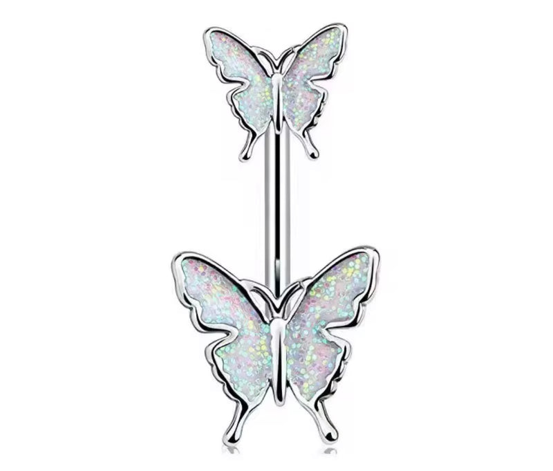 Bauchnabelpiercing - Butterfly Glow