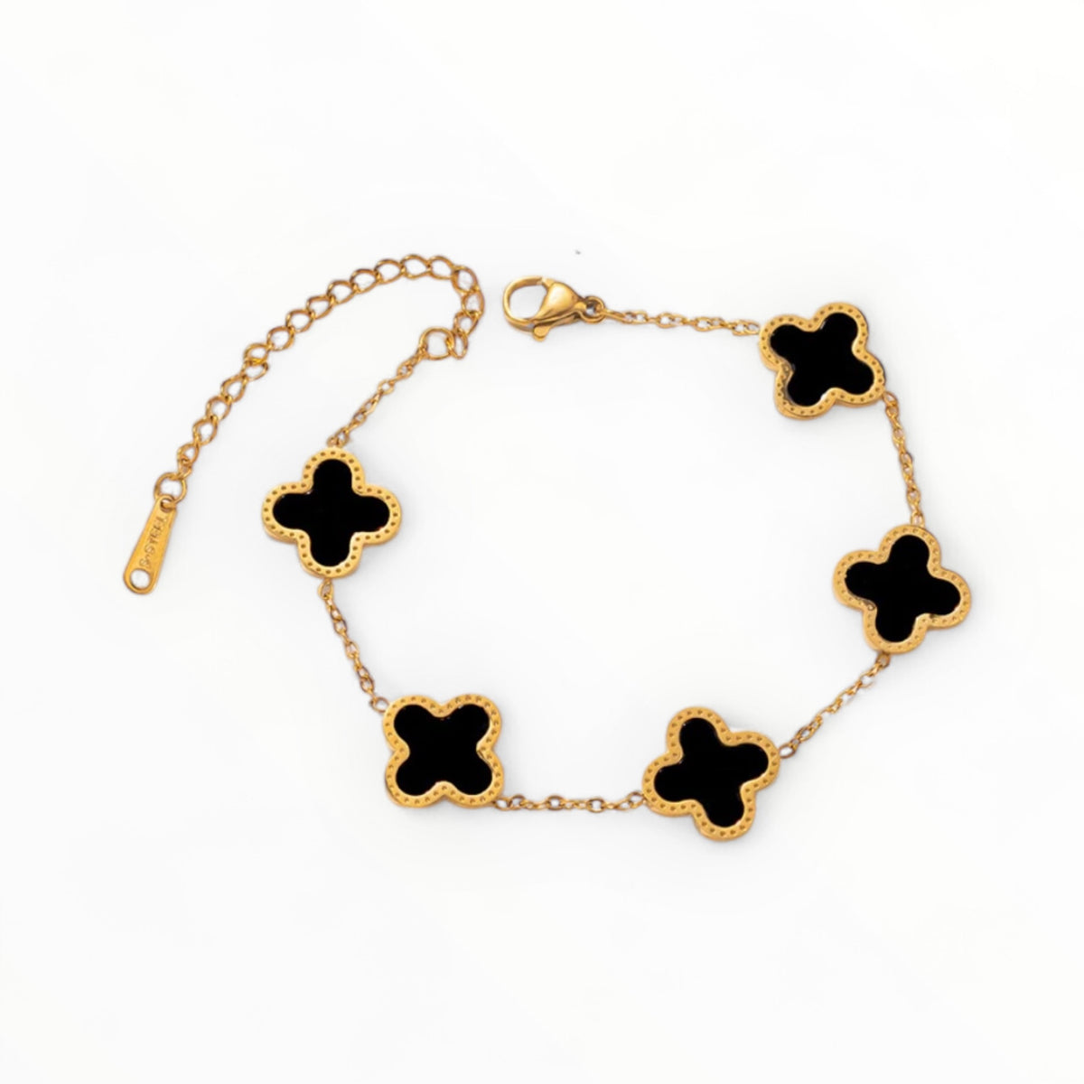 Armband | Black Glücksklee