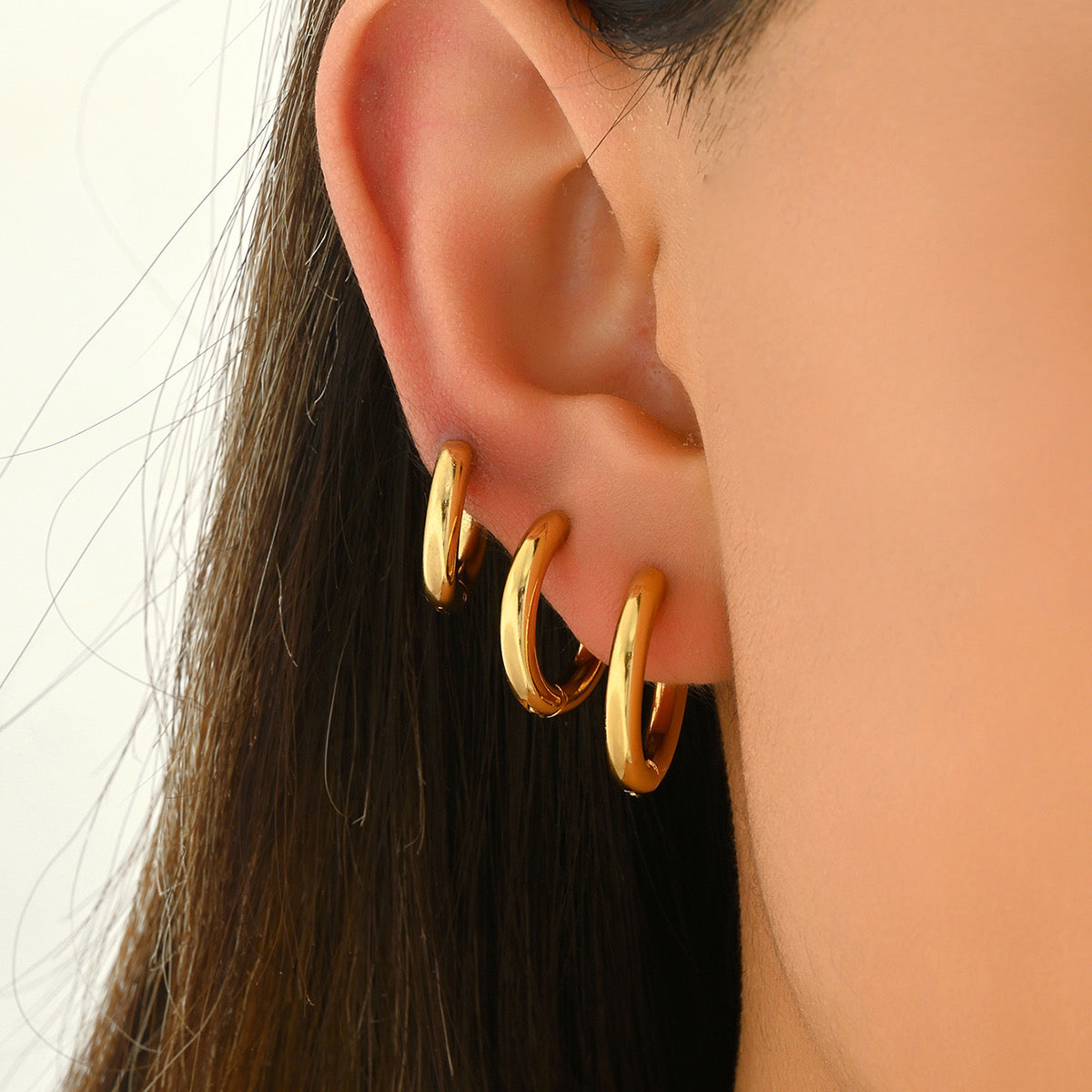 Basic Creolen Set | Gold