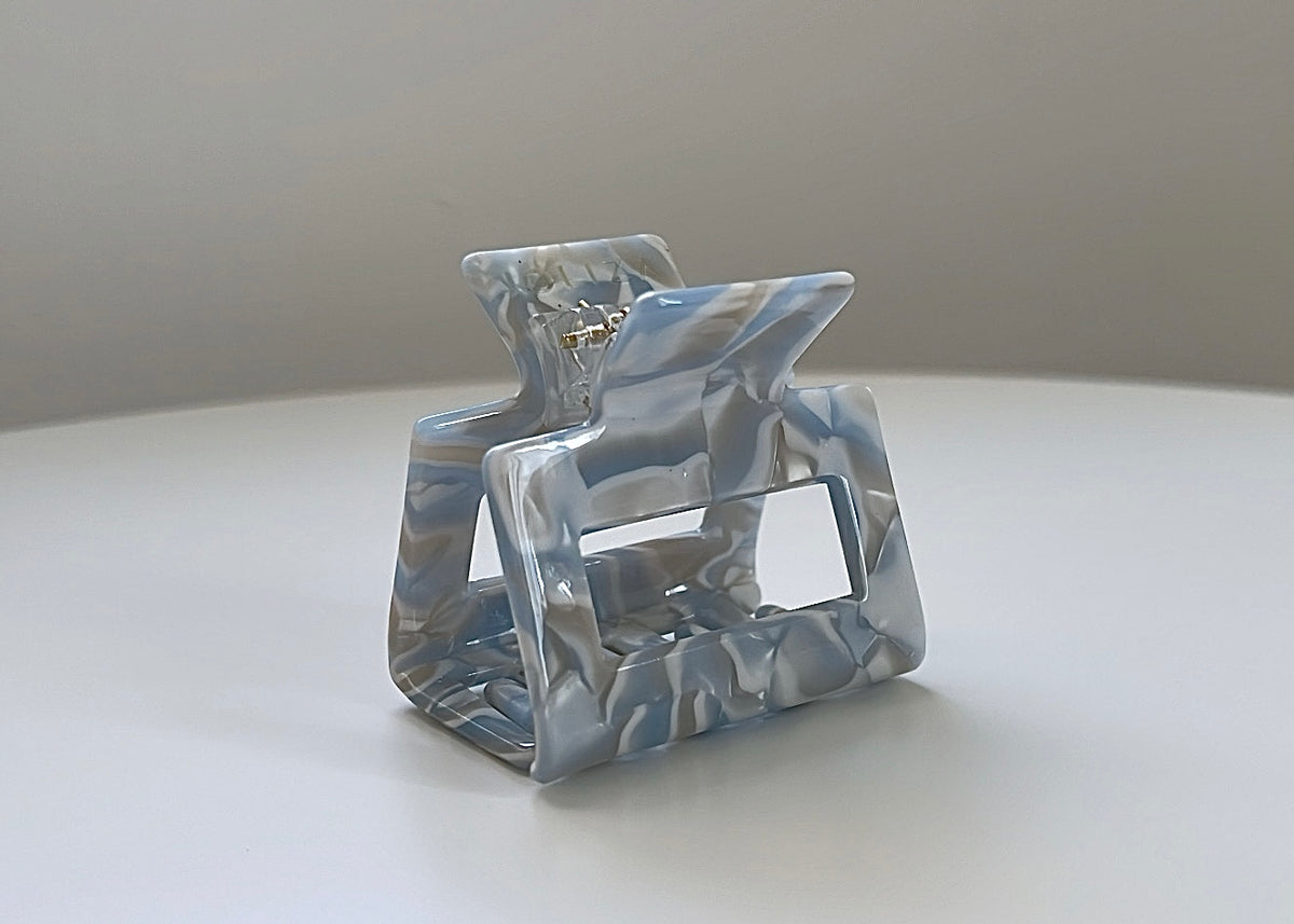 Square Haarklammer | Blue Dusk