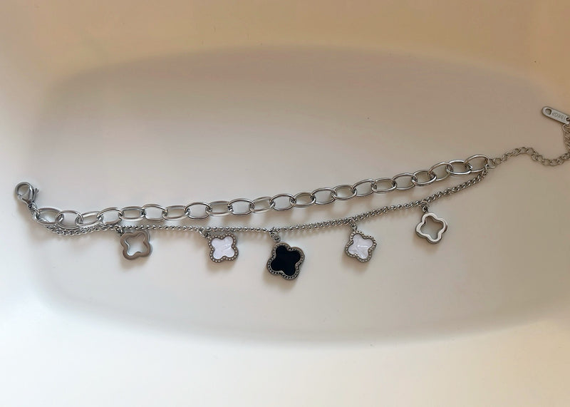 Armband „Noir“ ~ 18 Karat vergoldet