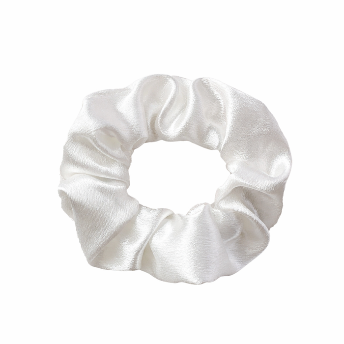 Satin Scrunchie | Weiß