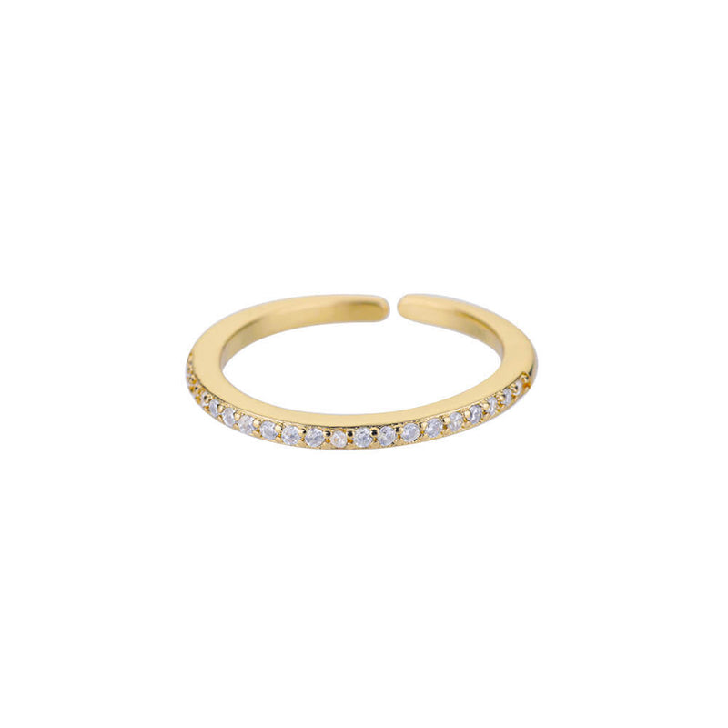 Verstellbarer Ring - Zirkonia-Reihe
