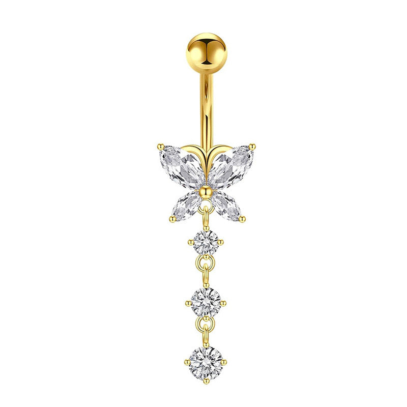 Bauchnabelpiercing - Schmetterlingsanhänger
