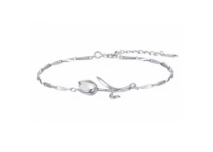 Armband Rosenblüte - 925 Sterling Silber
