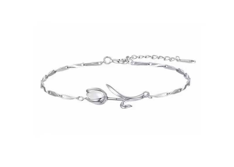 Armband Rosenblüte - 925 Sterling Silber
