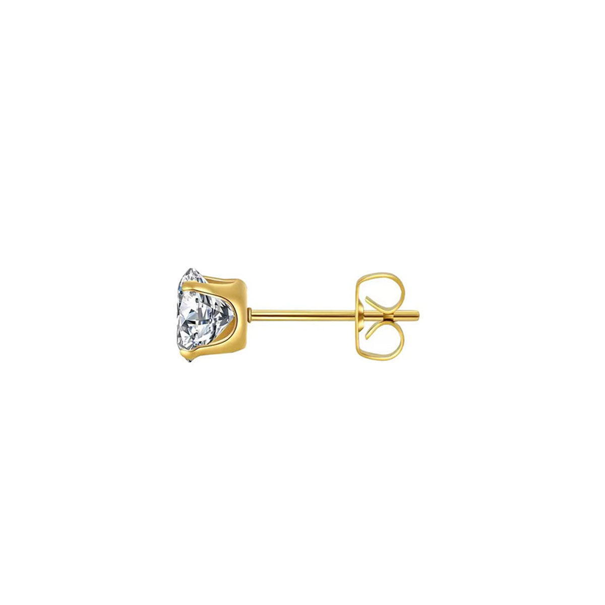 Titan Ohrstecker 5 mm | Gold