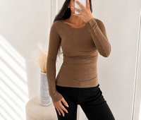 Longsleeve Second Skin Longsleeve - Camel