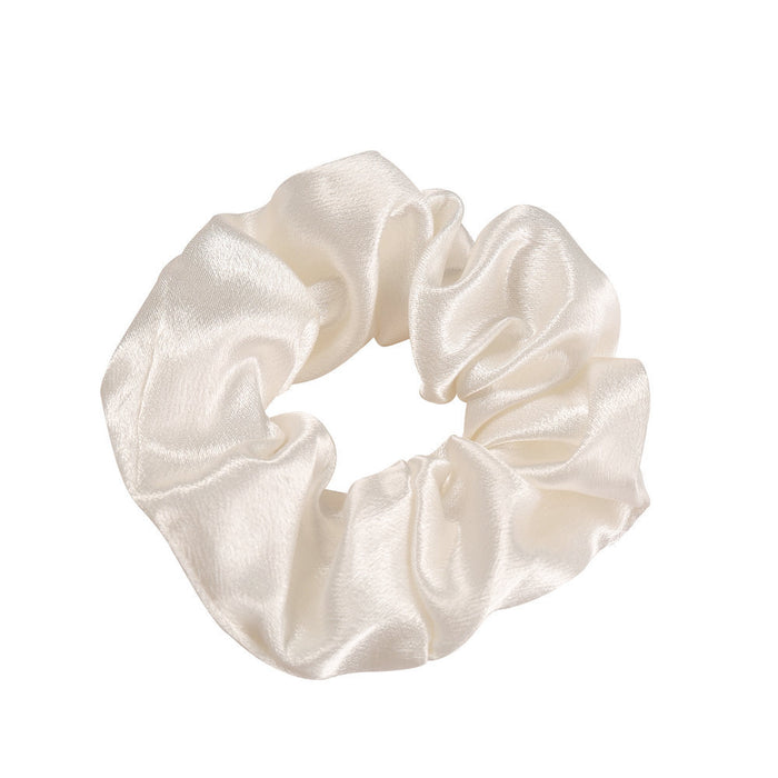 Scrunchie aus Satin - Creme