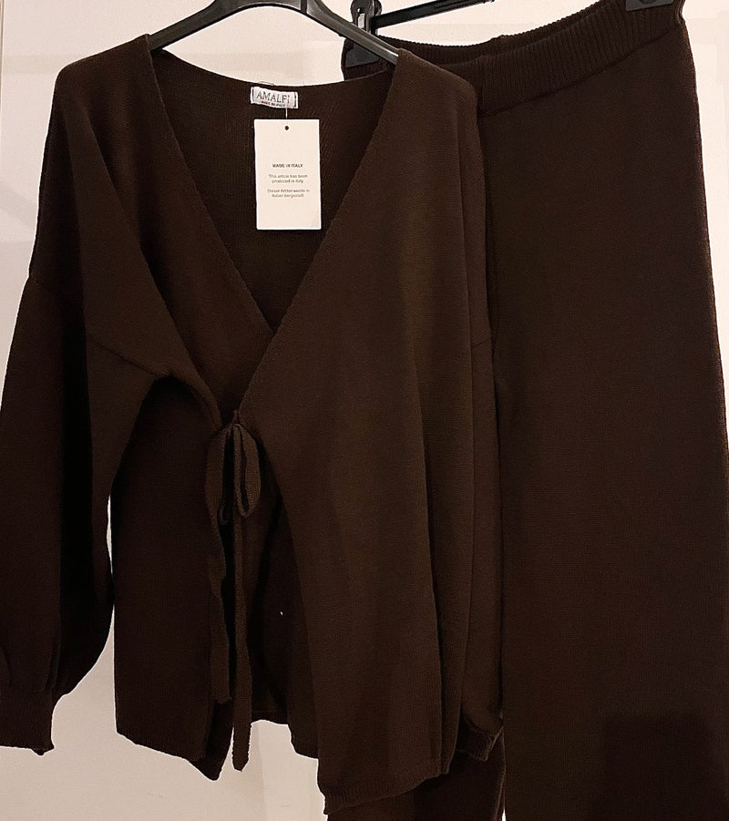 Feinstrick-Set | Braun