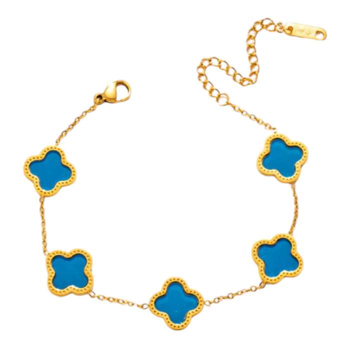 Armband | Azure Glücksklee