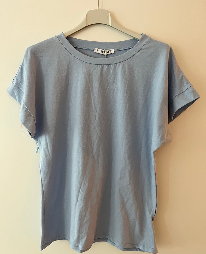 Basic T-Shirt | Blau