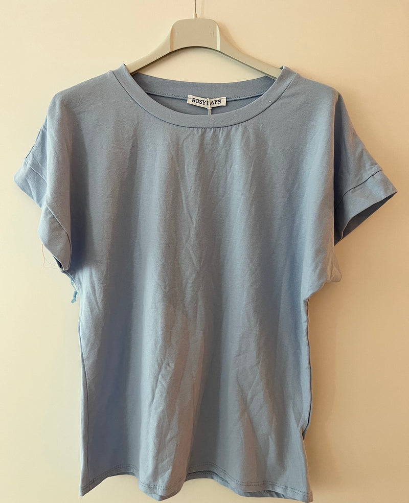 Basic T-Shirt | Blau