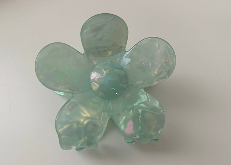 Blumen Haarklammer aus Acetat | Minty