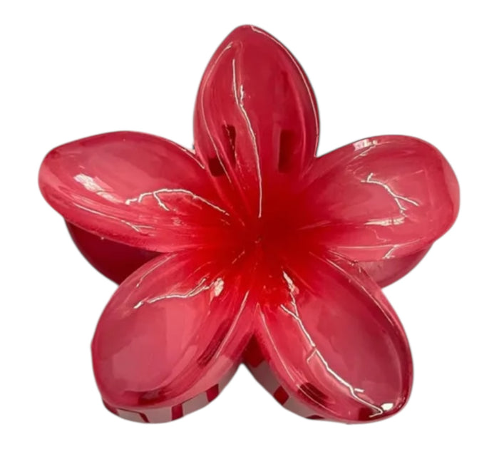 Blumenhaarklammer | Rot
