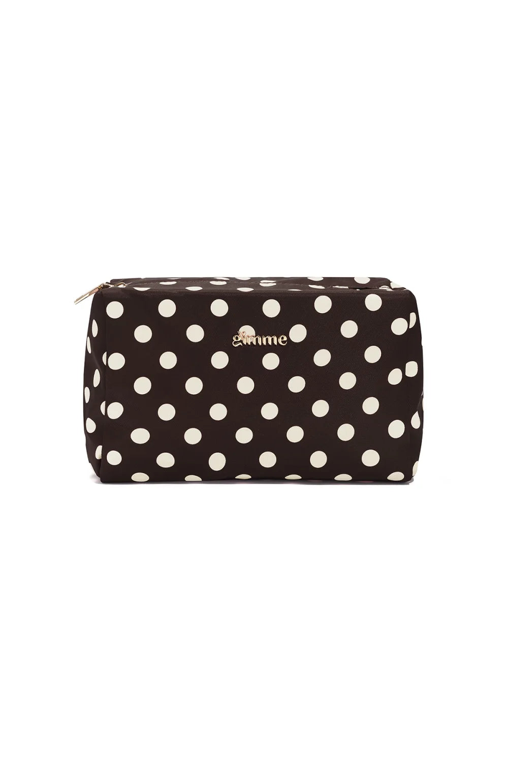 Kosmetiktasche Polka Dots | Weiß oder Braun