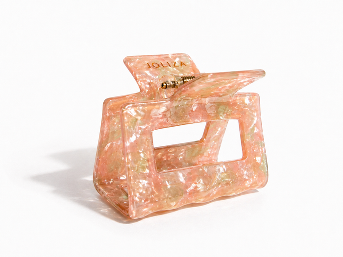 Square Haarklammer | rosy spark