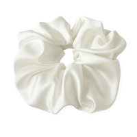 Satin Scrunchie XXL | Weiß