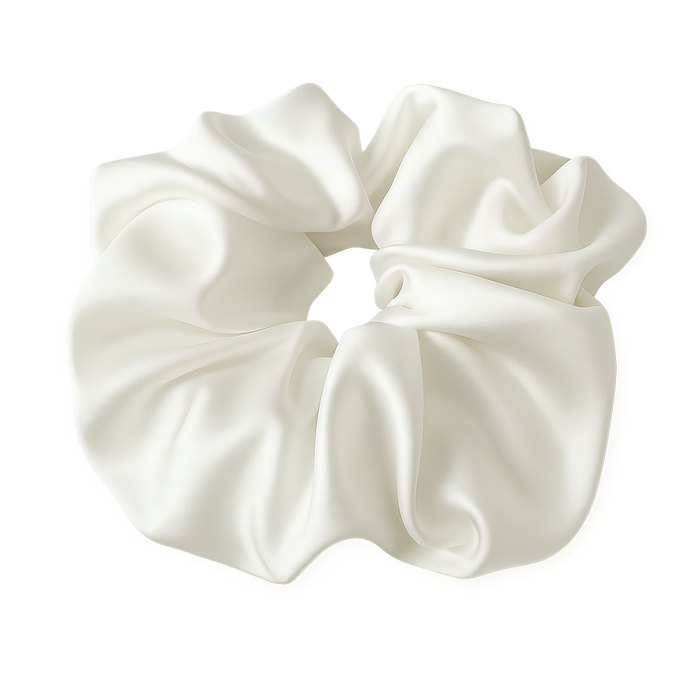 Satin Scrunchie XXL | Weiß