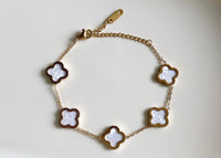 Armband | Perlmutt Glücksklee