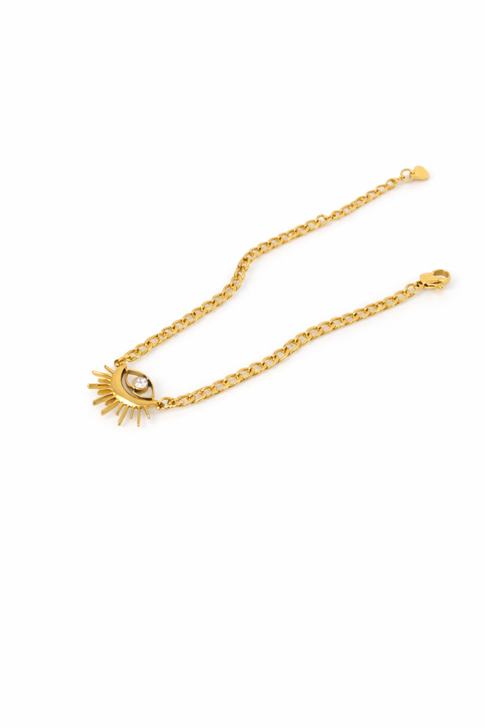 Evil Eye Armkette Gold