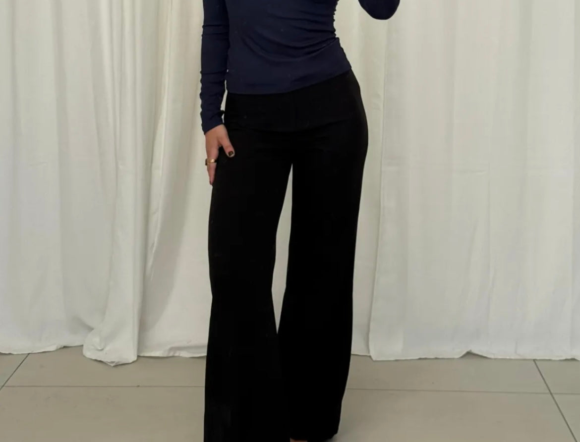 High Waist Wide Leg Hose | Verschiedene Farben
