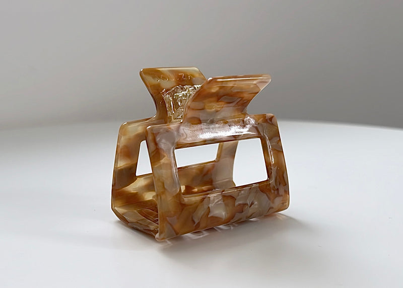 Square Haarklammer | Amber