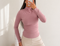 Basic Stretch  – Langarmshirt mit Rollkragen | Verschiedene Farben