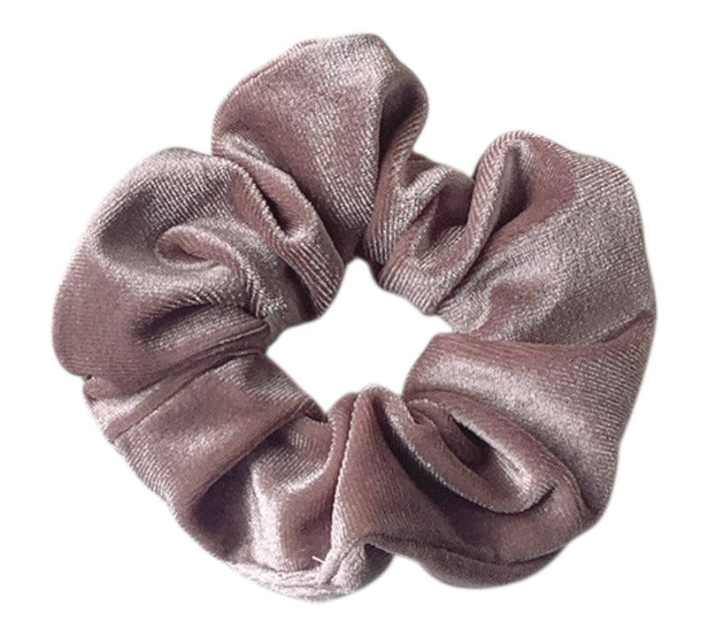 Scrunchie aus Samt - Rosé