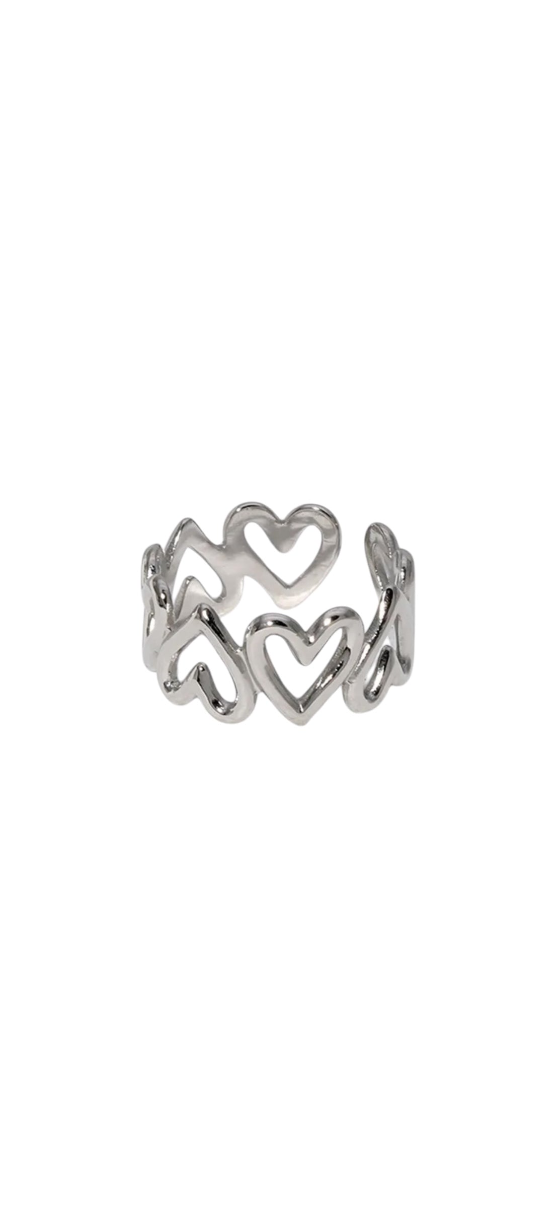 Verstellbarer Ring | Herz