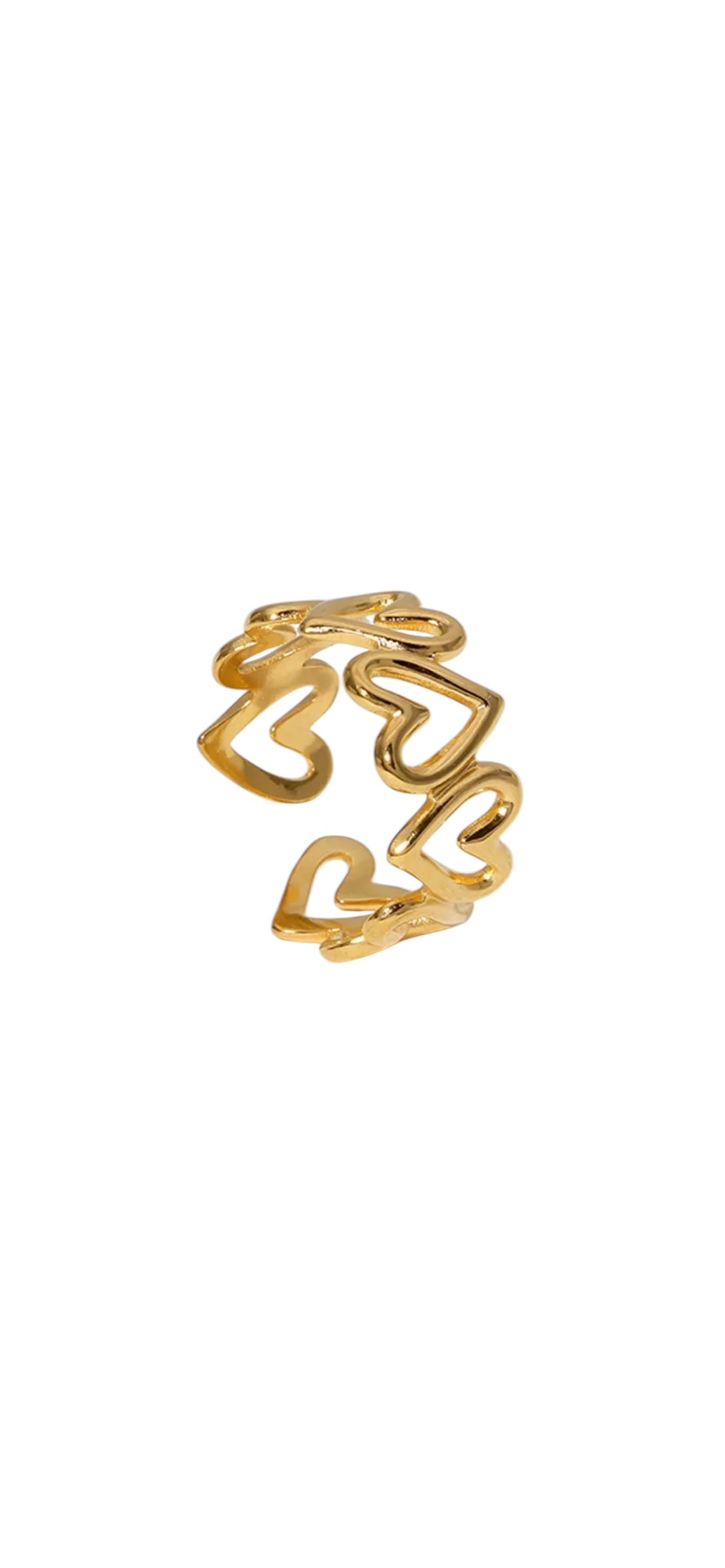 Verstellbarer Ring | Herz