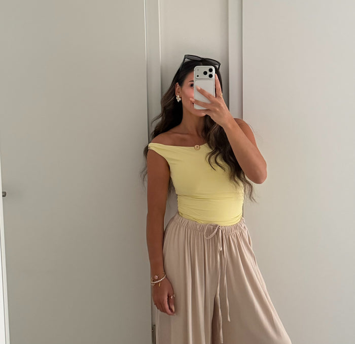 Luftige Sommerhose - Beige