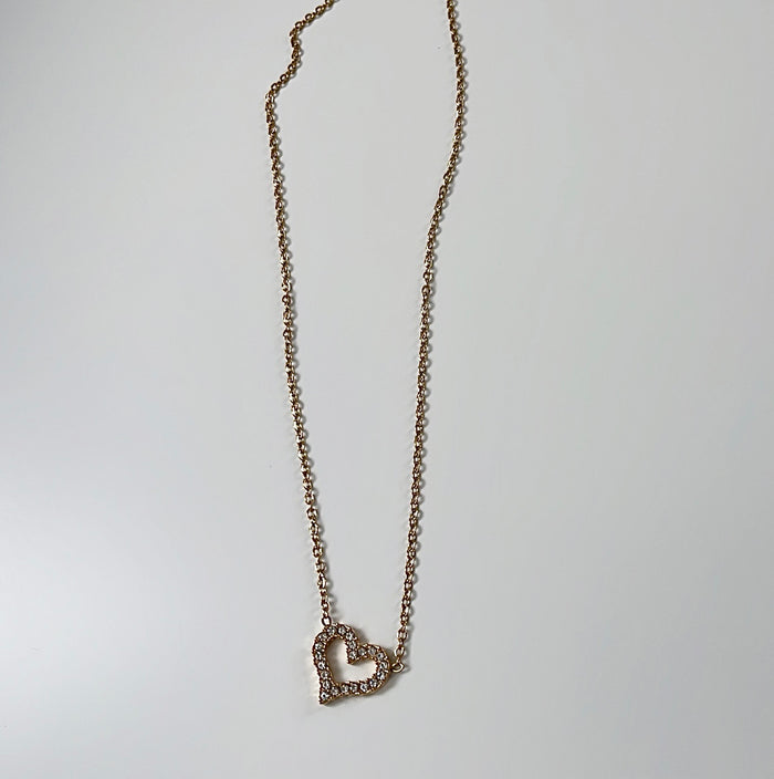 Schmuckset mit Herz | gold