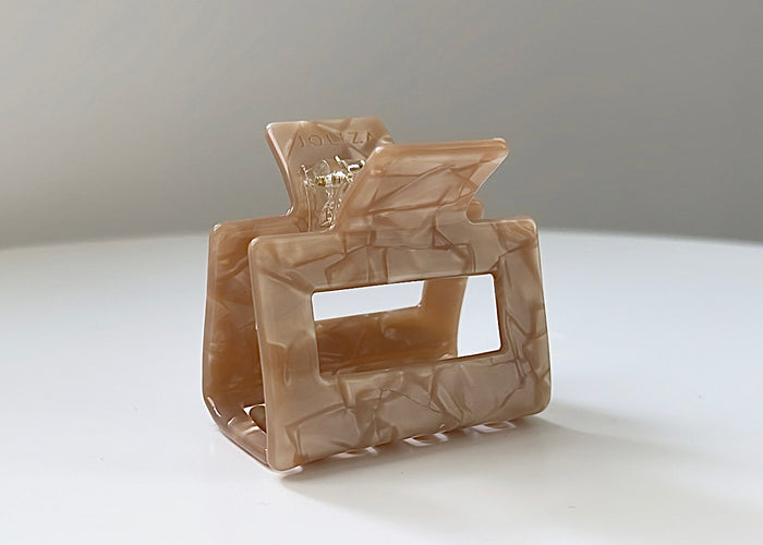Square Haarklammer | Champagne