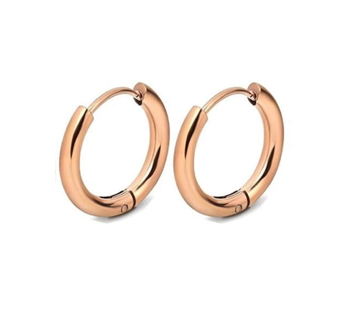 Basic Creolen | Roségold