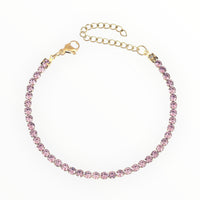 Tennis Armband | 18 Karat vergoldet