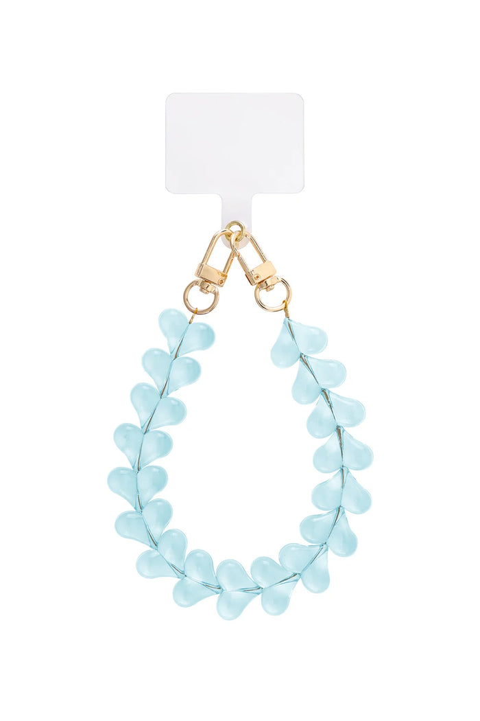 Handykette mit Herzdesign – Trendige Handy Kette | Blau