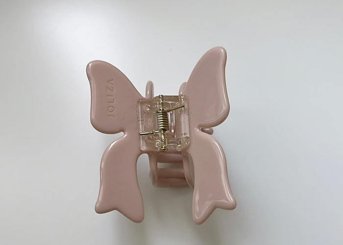 Schmetterling Bow Haarklammer | Beige