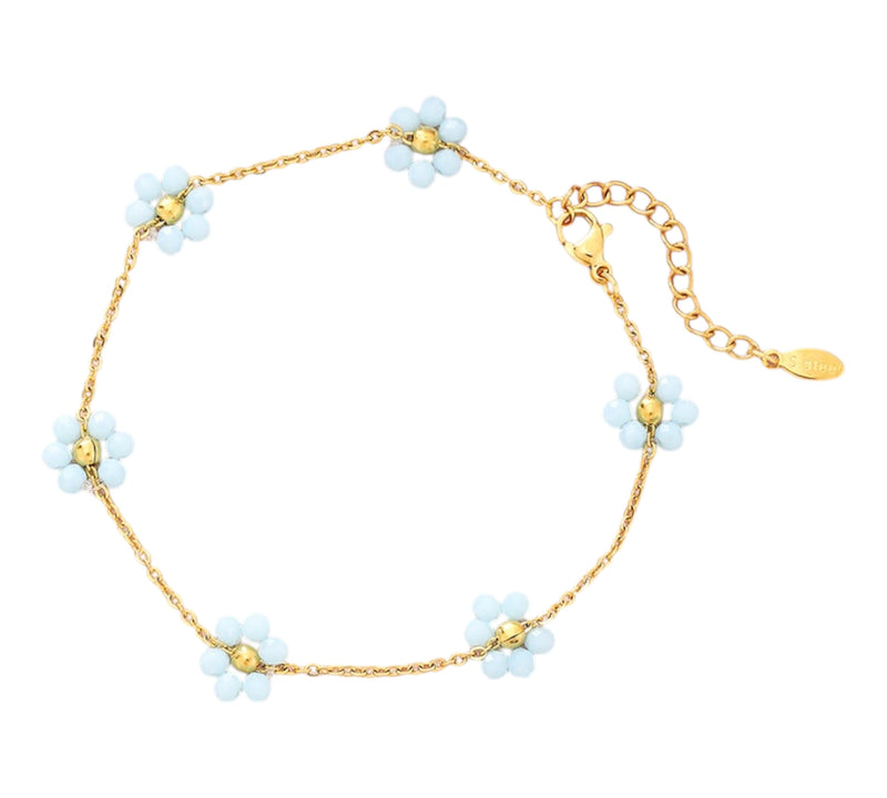 Armband Blossom | Blau