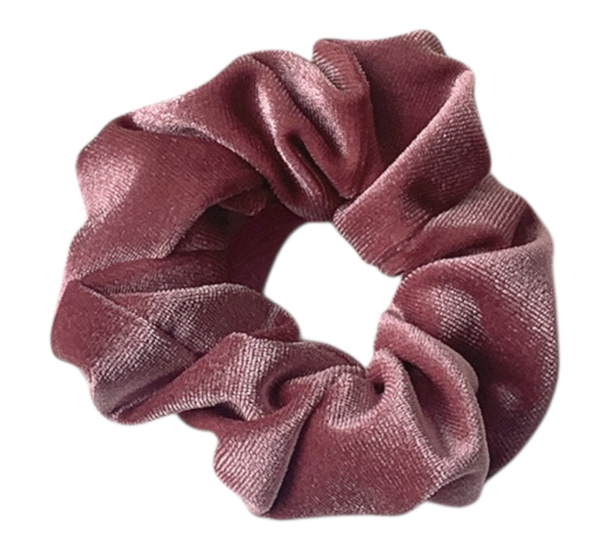 Scrunchie aus Samt - Pink