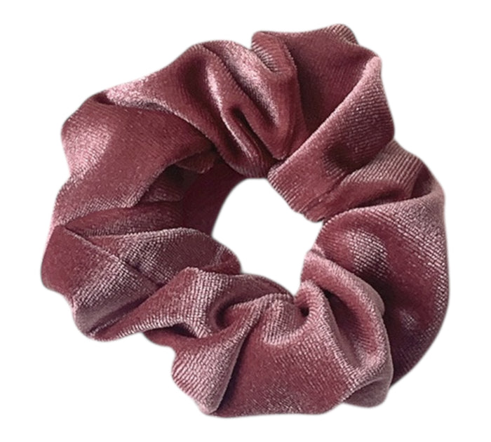 Scrunchie aus Samt - Pink