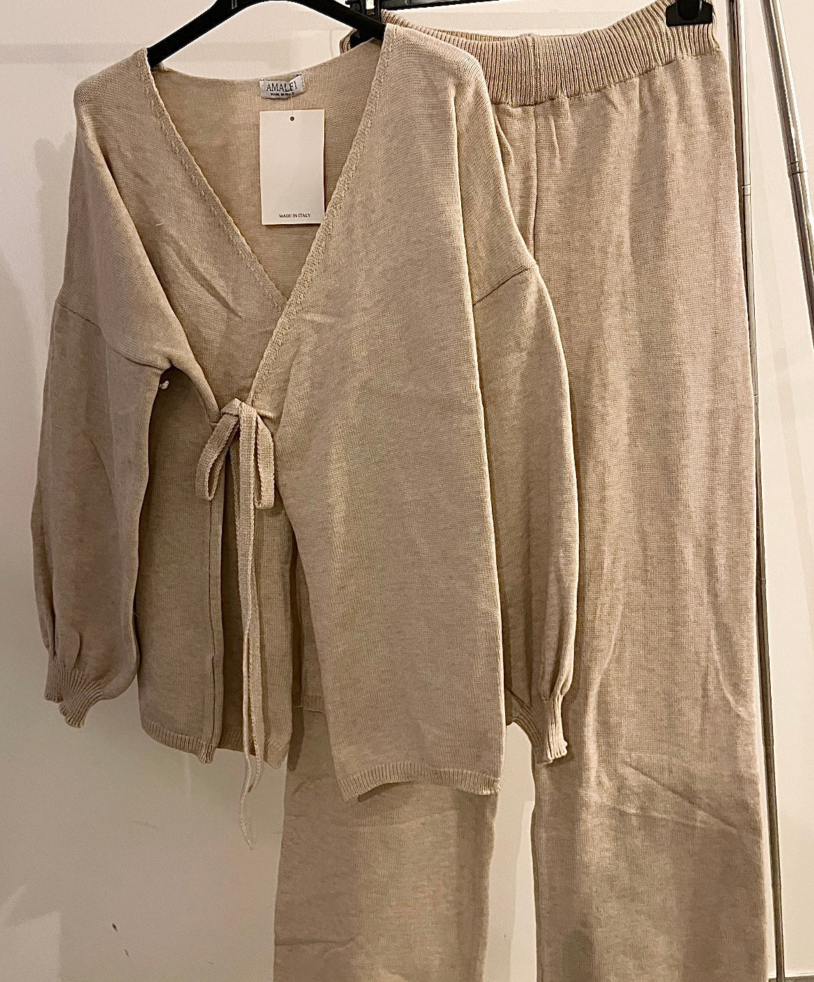 Feinstrick-Set | Beige