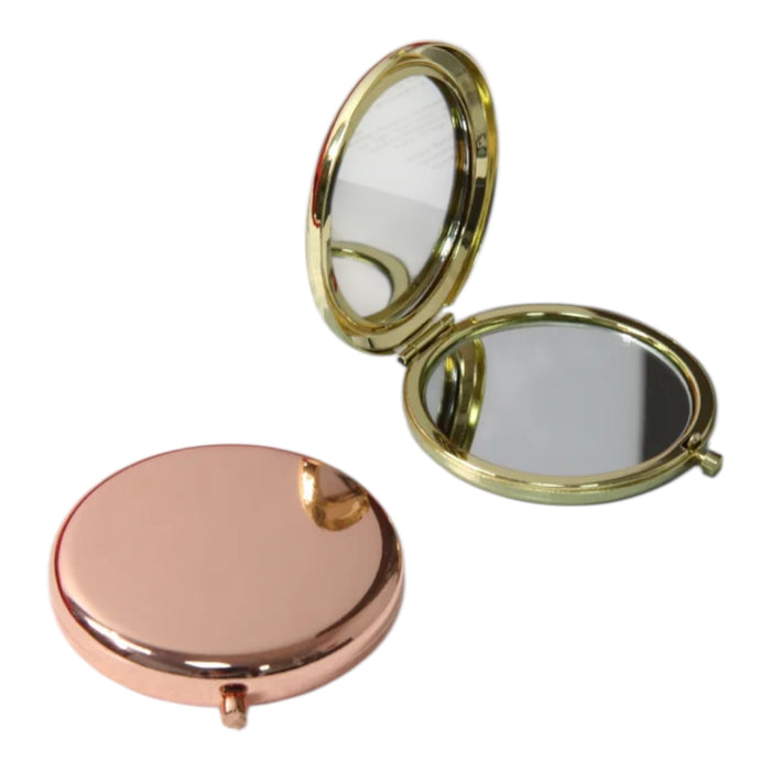 Kompakter Metall-Taschenspiegel