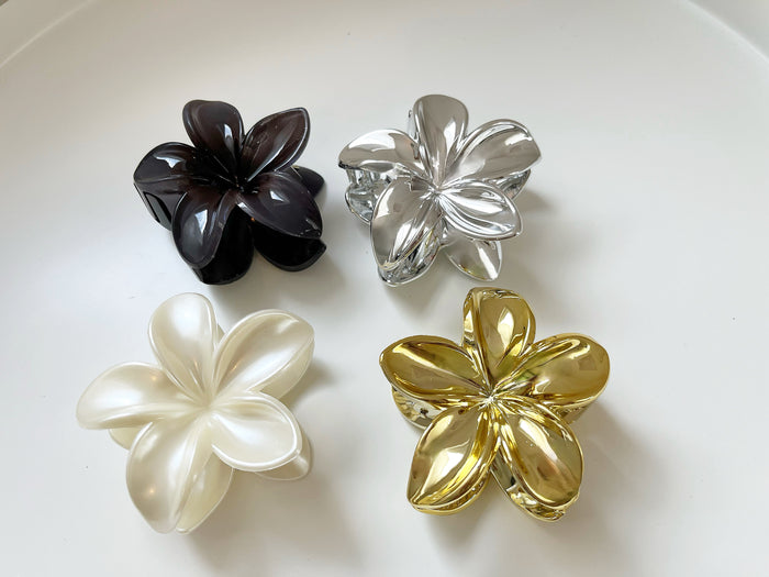Haarklammer | Flower Metallic