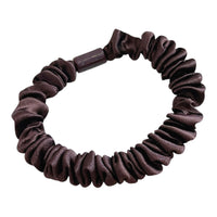 2er Satin Scrunchies | Beige/ Braun